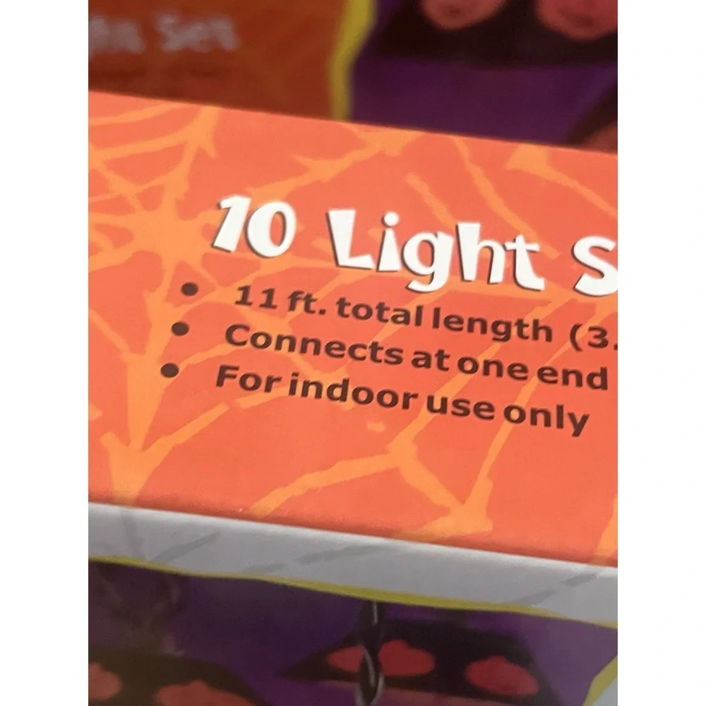 2 Boxes 1990s Noma PATIO PARTY Pumpkins Lanterns Lights Set NEW Open Box Vintage